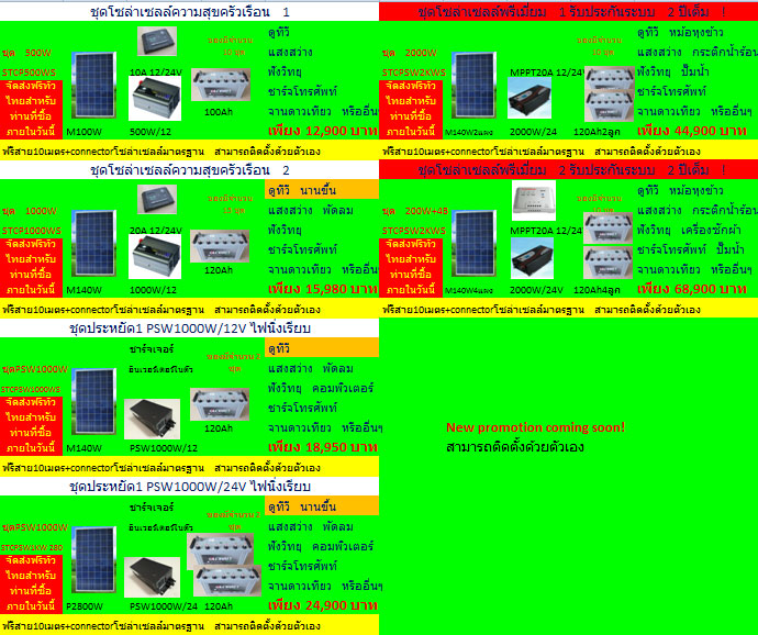 Solar cell off grid system sunnergytech